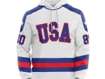 MIRACLE ON ICE  TEAM USA HOCKEY JERSEY WHITE- ADULT